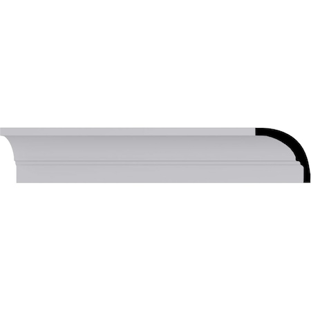 Ekena Millwork 1 1/2"H x 1 1/2"P x 2 1/4"F x 94 1/2"L Bedford Smooth Mini Crown Moulding MLD01X01X02BE